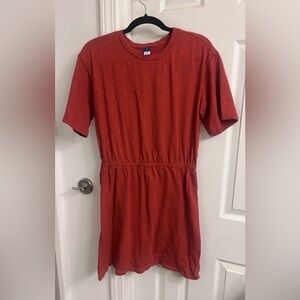 Old Navy Rust Short Sleeve Dress